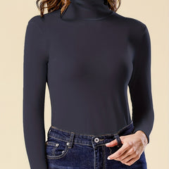 Women's Turtleneck Thermal Underwear Top