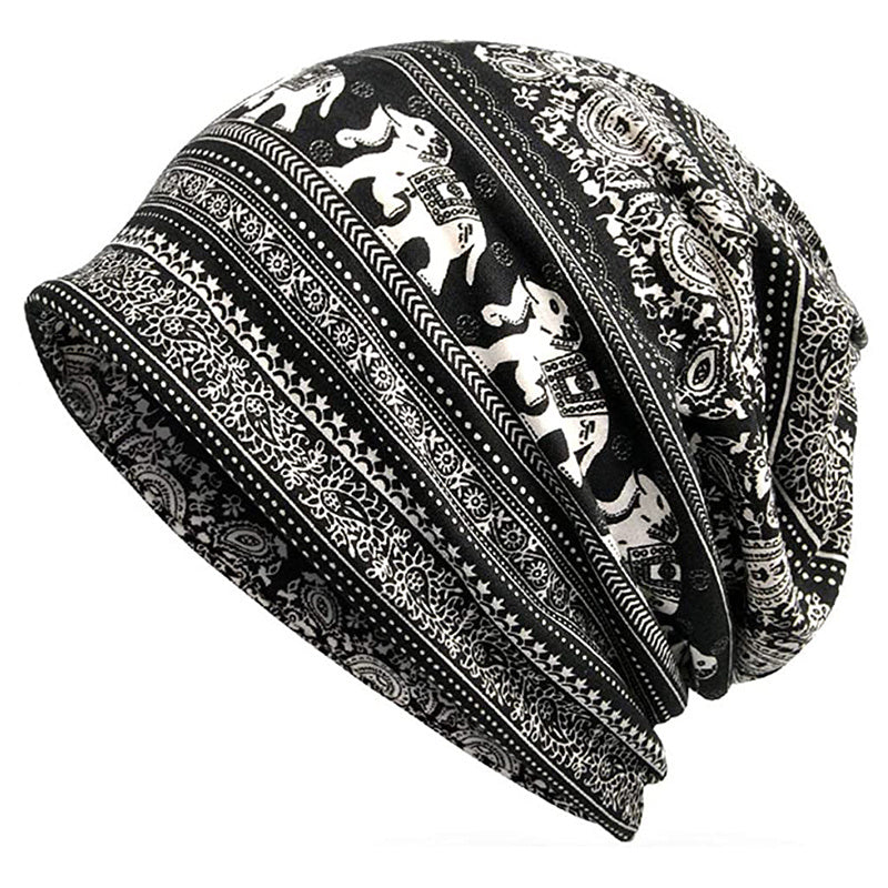 Men's Elastic Wrap Head Soft Woolen Cap