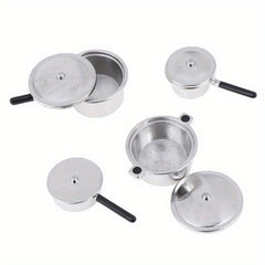 4pcs Set 1 12 Mini Metal Pot Set Toy House Kitchen Furniture