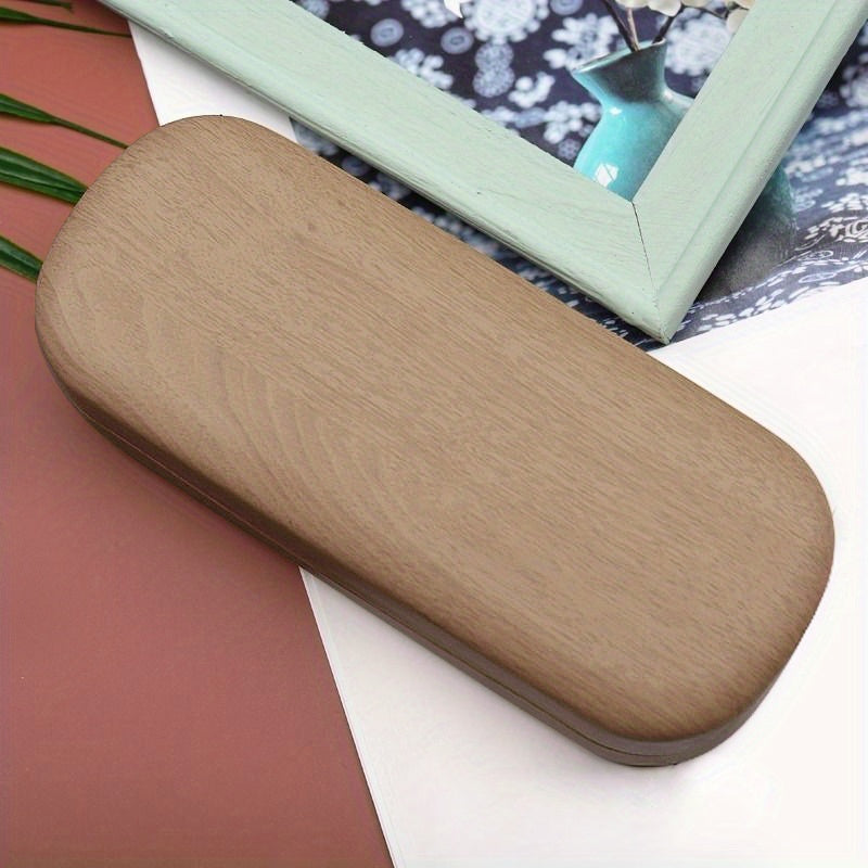 Wood Grain Glasses Case Portable Glasses Case