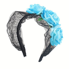 Girl s Halloween Rose Flower Headband For Children