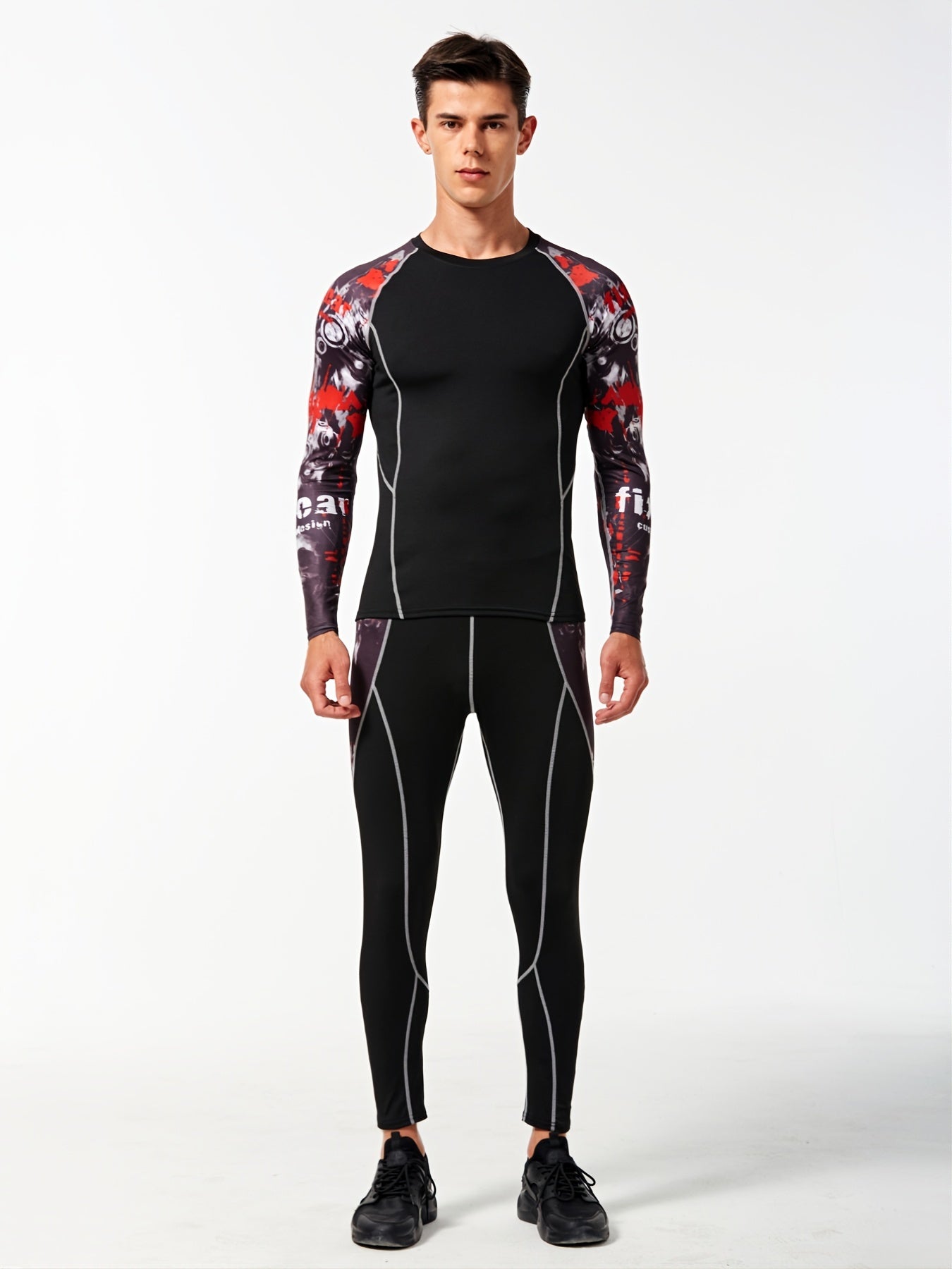 Men's Quick Dry Fitness Suit for Basketball Running Yoga