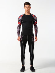 Men's Quick Dry Fitness Suit for Basketball Running Yoga