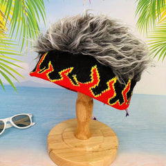 Kid's Sunshade Flame Baseball Cap Hand Wash