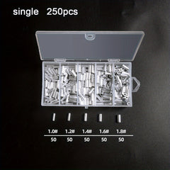 Alum. Fishing Crimping Sleeves Double Strength Connectors