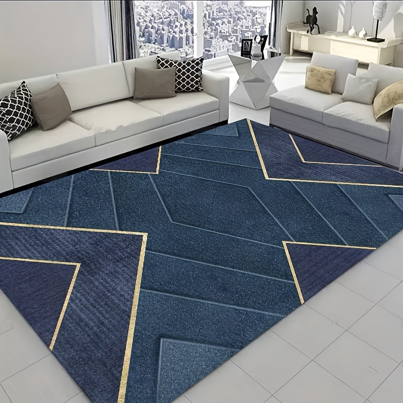 Morandi Royal Patterned Velvet Rug 800g/sqm Non-slip Indoor/Outdoor Mat