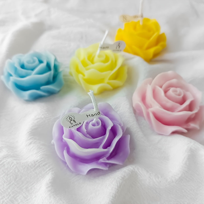 Romantic Rose Scented Candle for Bedroom Ornaments