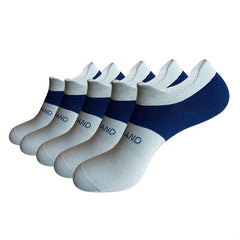 Men's Compression Ankle Socks Soft Nylon Striped Short Socks