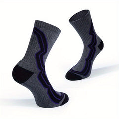 Wear Resistant Socks Moisture Wicking Crew Socks For Running Sports