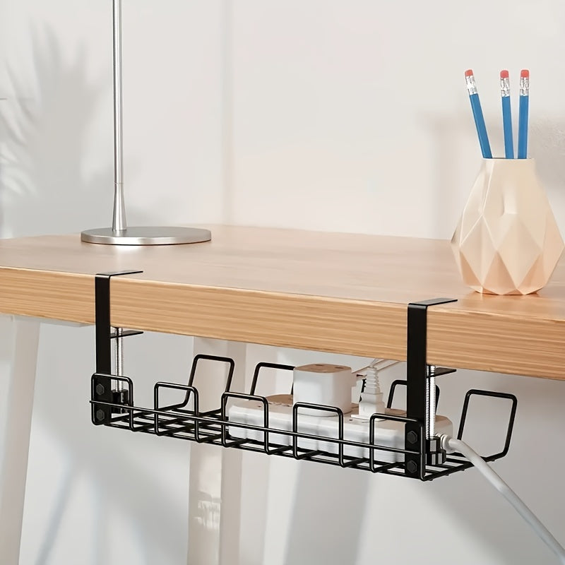 Under Desk Cable Organizer Tray | Efficient Workspace Upgrade