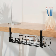 Under Desk Cable Organizer Tray | Efficient Workspace Upgrade
