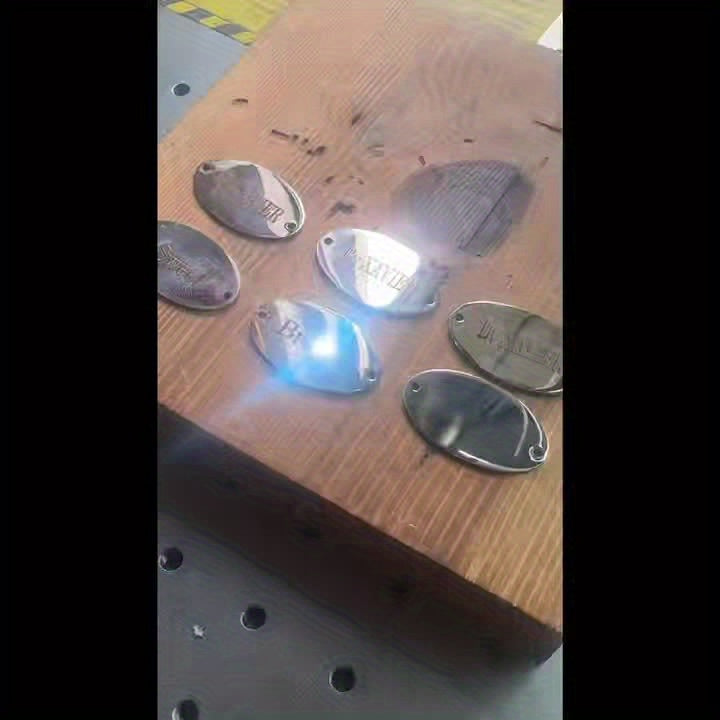 Personalized Stainless Steel Oval Tag with Laser Engraving