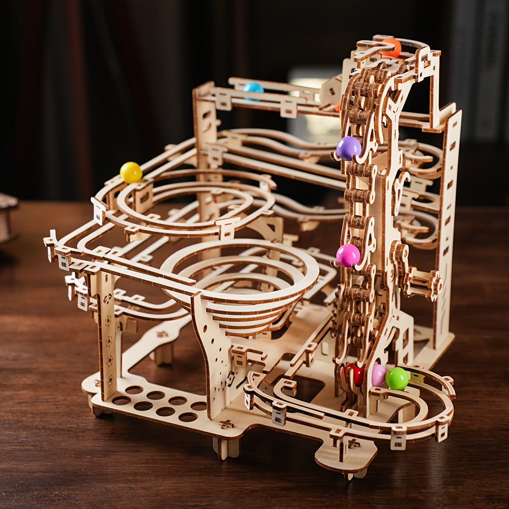 DIY Handcrafted 3D Wooden Puzzle for Adults Mechanical Style Home Decor & Gift