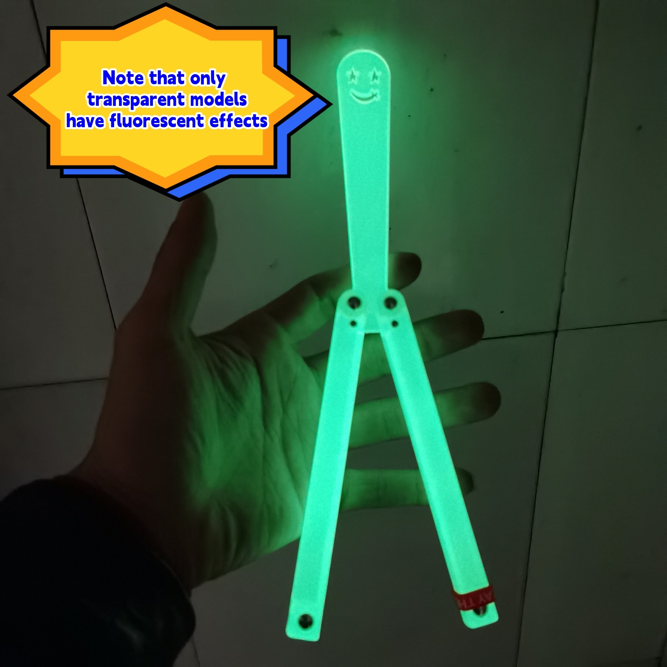 Luminous Plastic Butterfly Throwing Practice Set