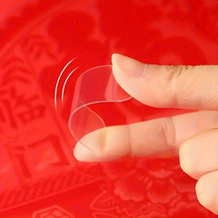 4 Boxes Double Sided Tape 60pcs Strong Reusable Transparent Poster Carpet Tape