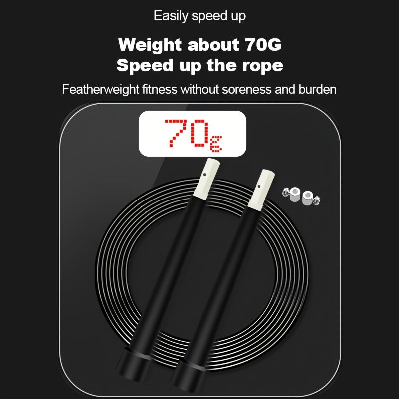 Rapid Speed Skipping Rope for Fitness Workout and Weight Loss