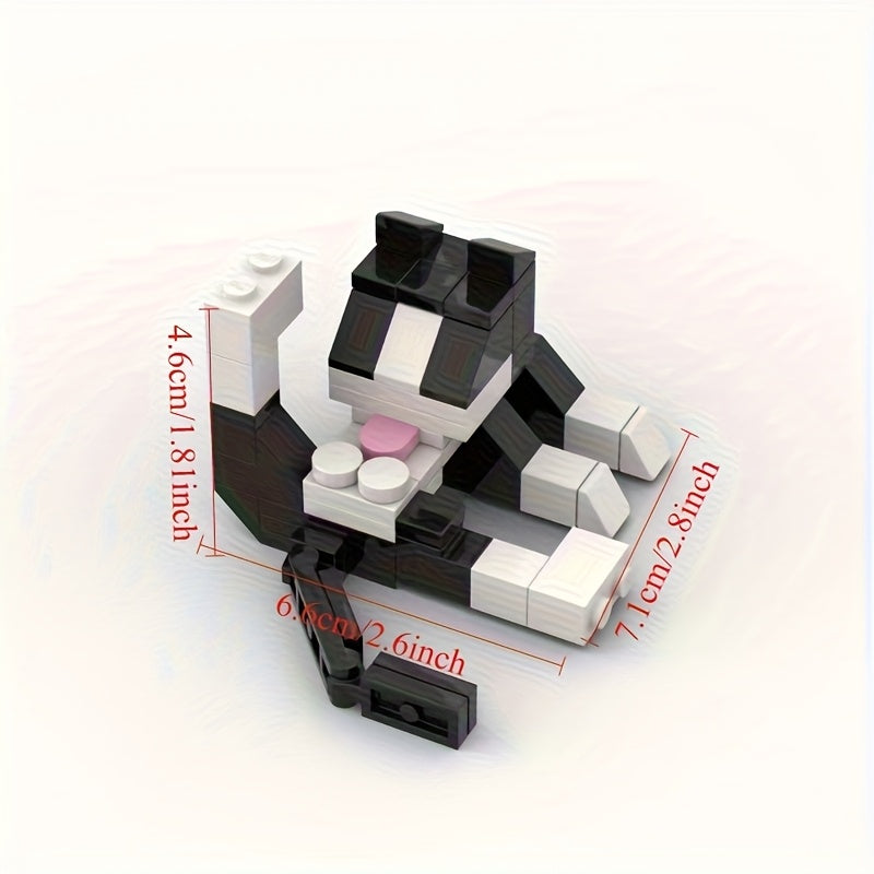 Creative Cat Building Blocks DIY Toy