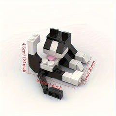 Creative Cat Building Blocks DIY Toy