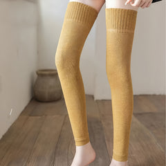 Women's Thigh High Leg Warmers Footless Tights Stockings