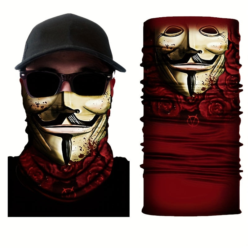 3D Skull Bandana Face Mask Ski Mask Cold Protection