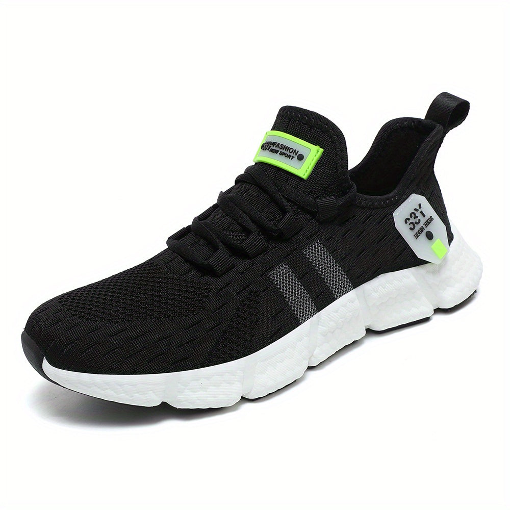Women's Knit Running Shoes Breathable Sport Sneakers Low Top