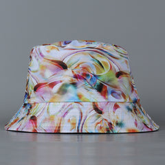 Colorful Graffiti Bucket Hat Cyberpunk Reversible Lightweight Fisherman