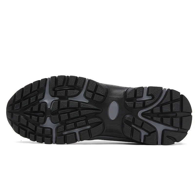 Thick Sole Slip On Hiking Shoes Shock Absorption Non Slip Sneakers