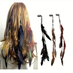 Bohemia Style Faux Feather Hair Clip Hair Accessories