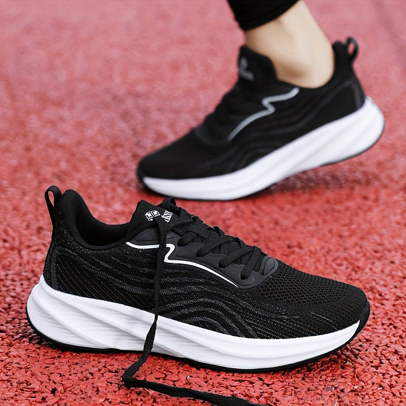 Soft Thick Bottom Running Shoes Lightweight Arch Support Mesh Sneakers