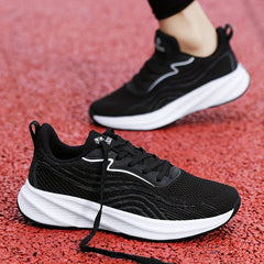 Soft Thick Bottom Running Shoes Lightweight Arch Support Mesh Sneakers