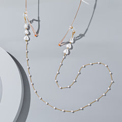 Faux Pearl Glasses Chain Sunglasses Holder Eyeglass Retainer Gift For Her