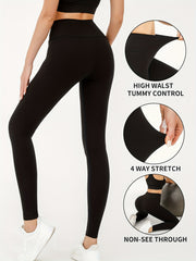 High Waisted Tummy Control Yoga Leggings