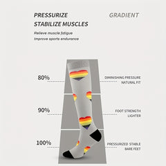6 Pairs Copper Compression Socks Men Women Improve Circulation Reduce Swelling