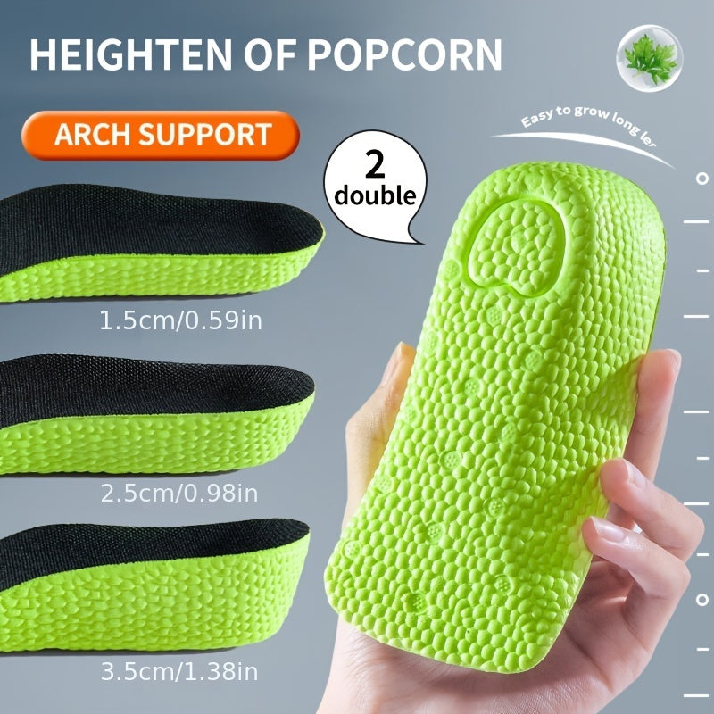 Height Increase Insoles Arch Support Orthopedic Half Shoe Pads