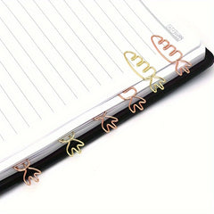 20pcs Carrot Paper Clip Office Stationery Data Clip Metal Paper Clip