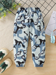 Camouflage Print Boys Casual Long Pants Spring Summer Kids Clothing