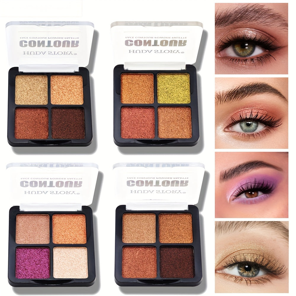 Earth Pearly Matte Glitter Palette for Wild Style Makeup