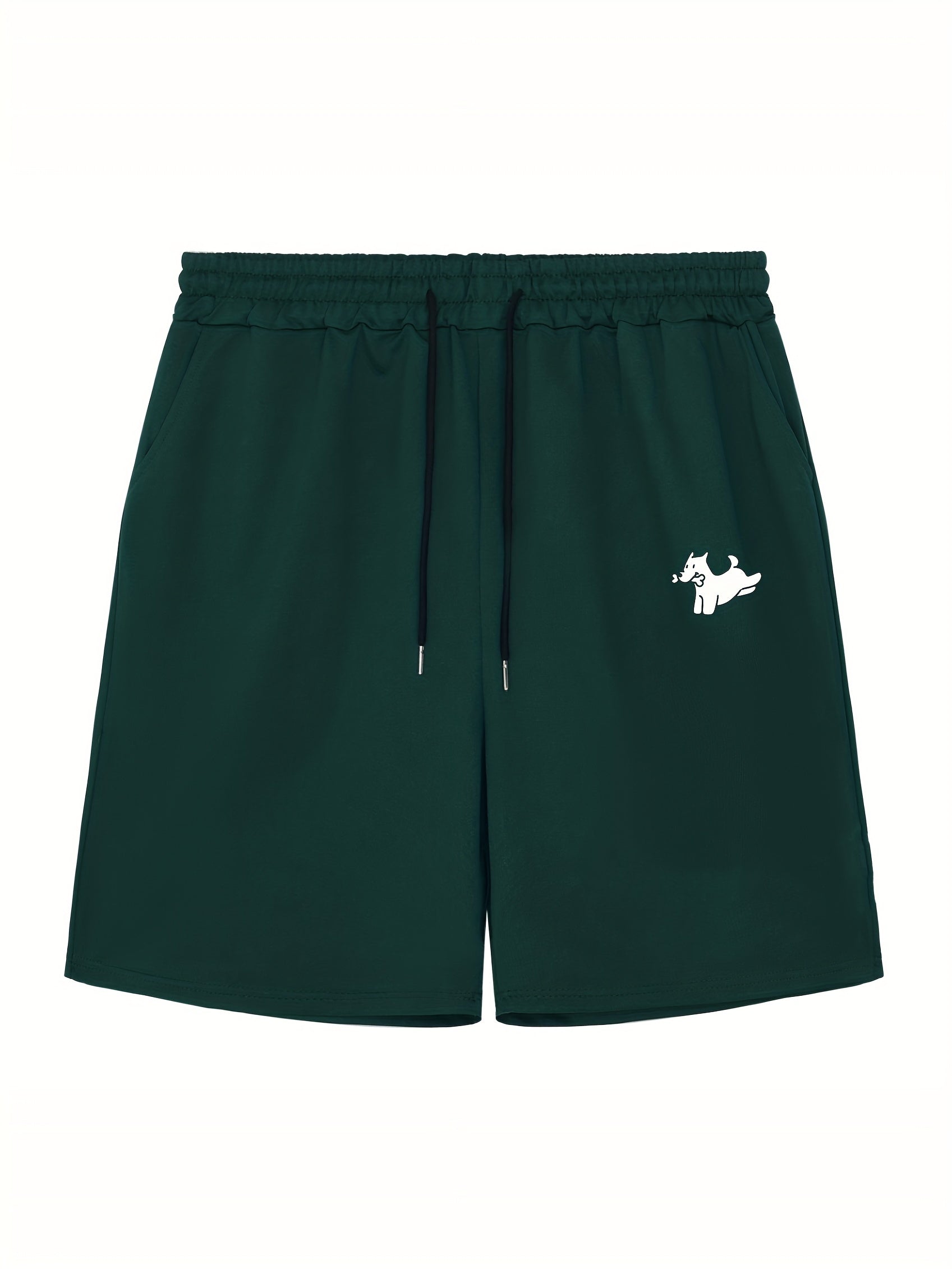 Men's Dog & Bone Print Workout Shorts