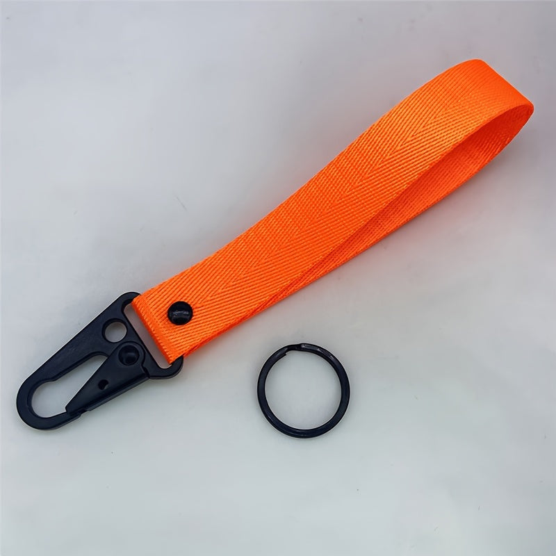 Multifunctional Keychain Strap With Carabiner Hook