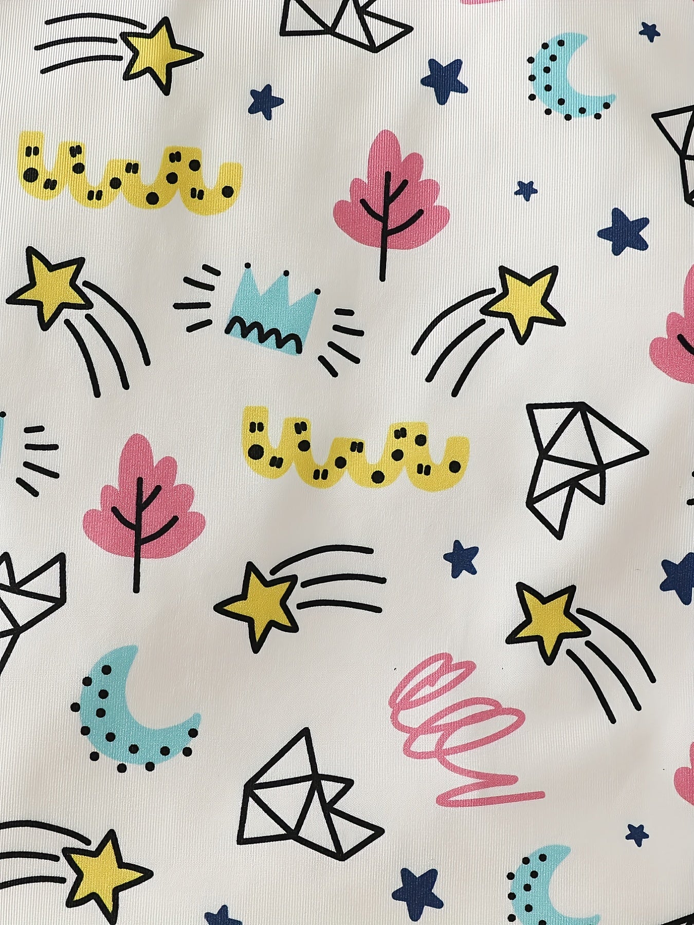 Baby Girls' Star And Moon Print Sweatshirt