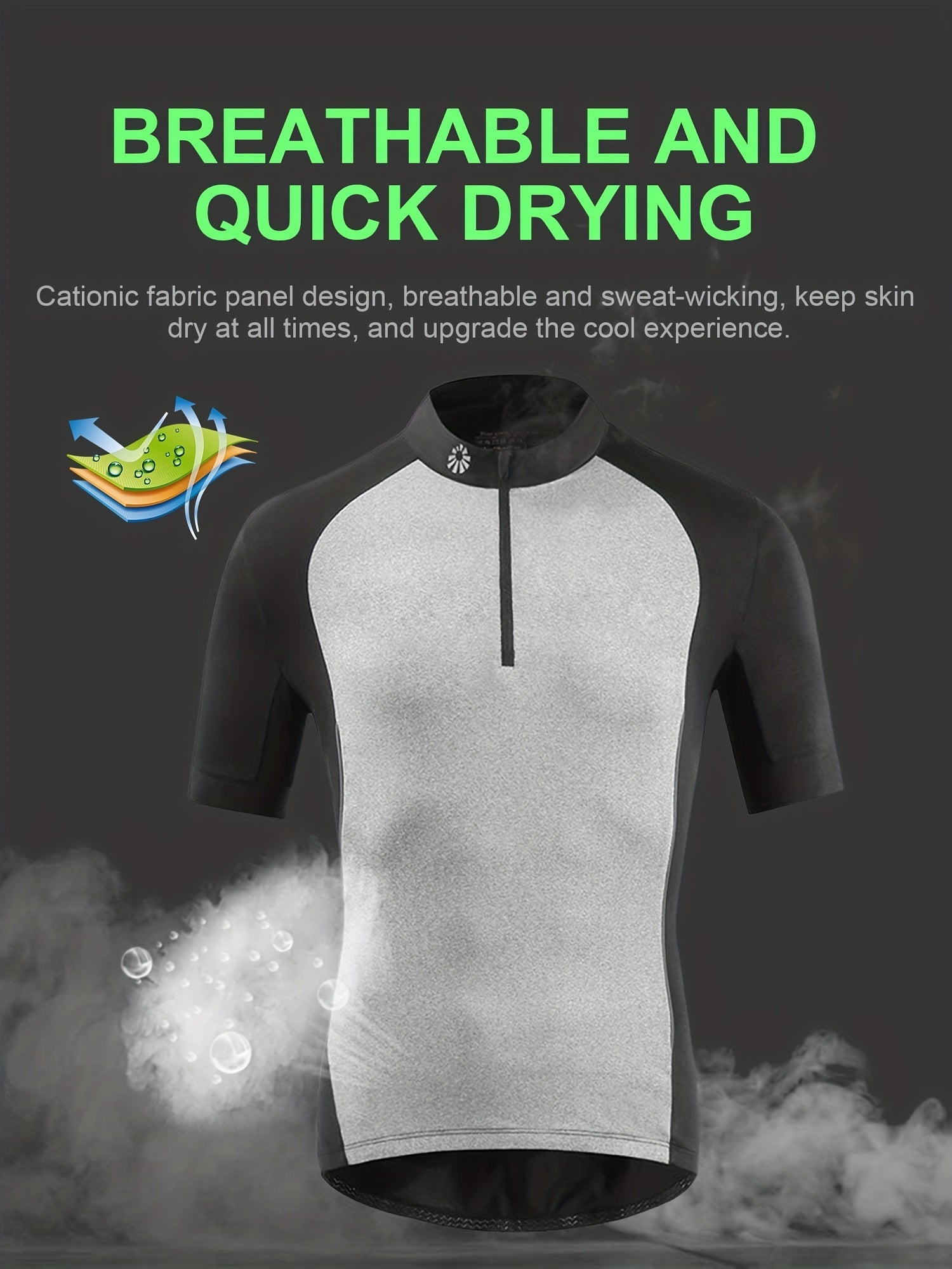 Men's Short Sleeve Motorcycle Off road T shirt Quick Dry Outdoor Top