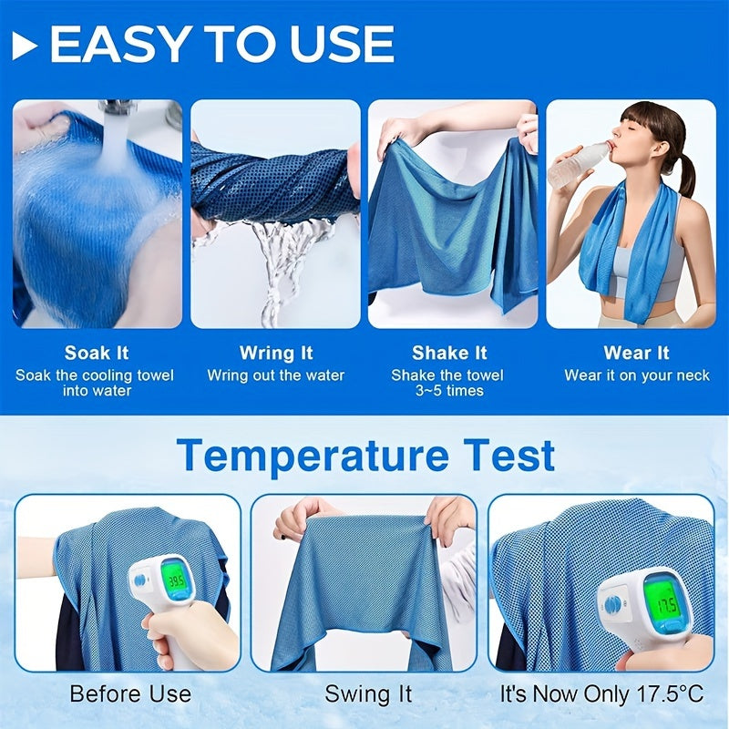 Outdoor Cooling Towel Summer Fitness Sweat Wiping Quick Drying