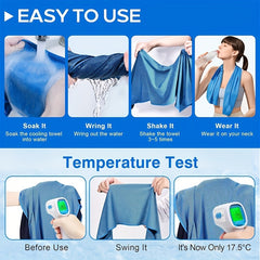 Outdoor Cooling Towel Summer Fitness Sweat Wiping Quick Drying