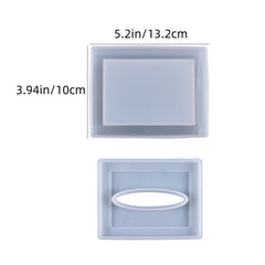 Silicone Tissue Box Resin Mold w/ Lid DIY Epoxy Resin Casting Mould