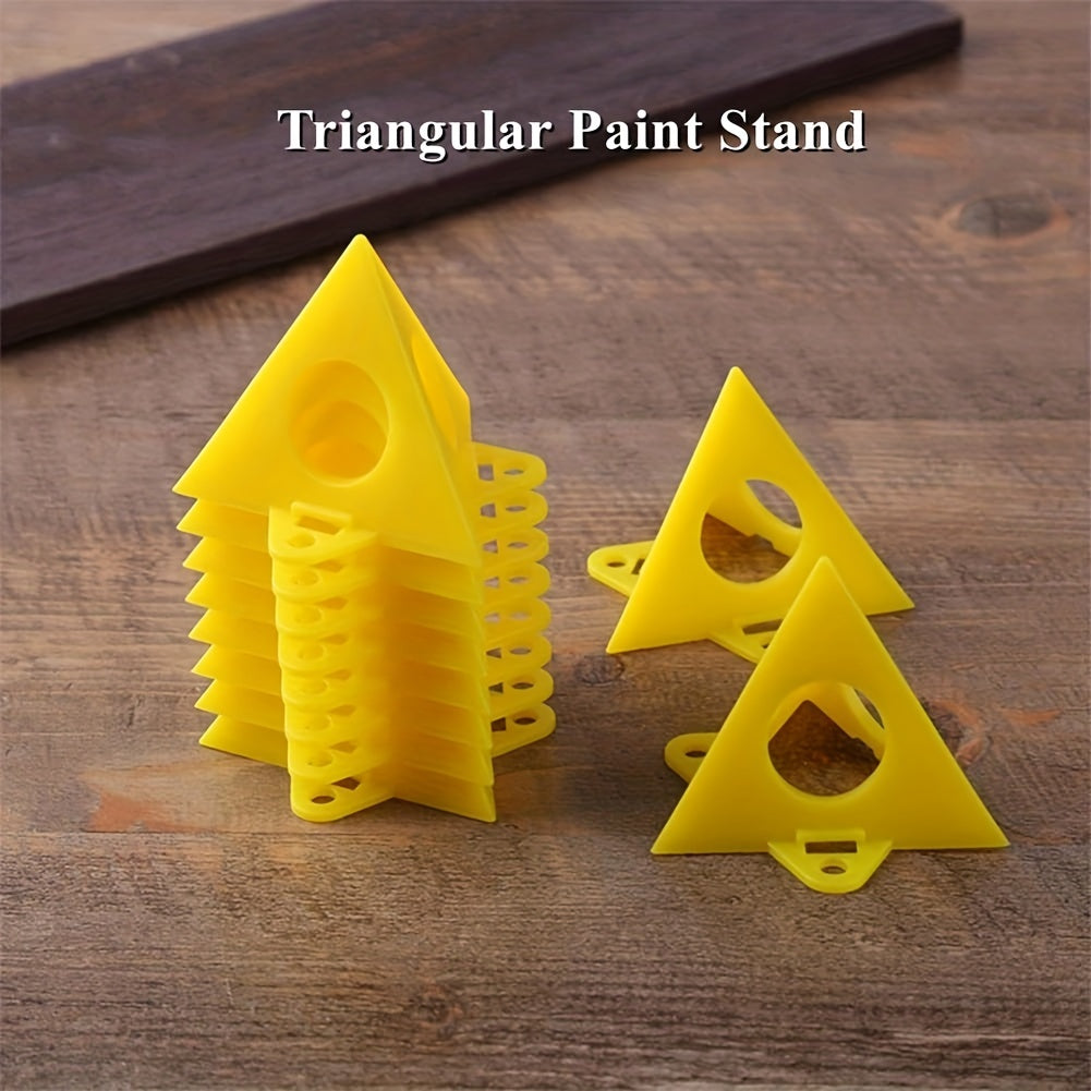 10pcs Pyramid Painter's Painting Mini Cone Stands Canvas Door Risers Support