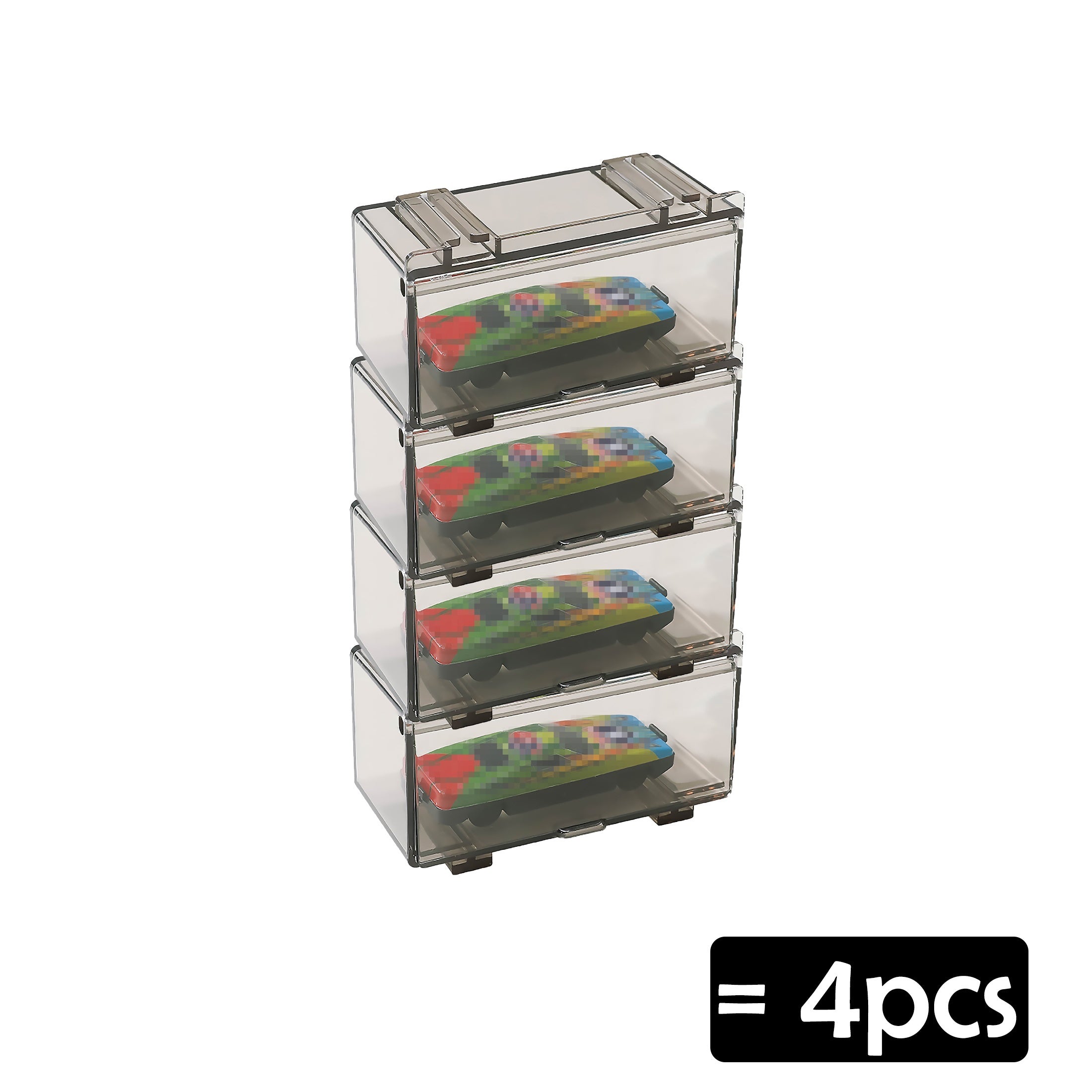 Toy Car Model Storage Box High transparent PVC Display Model Car Garage