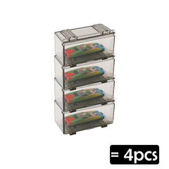 Toy Car Model Storage Box High transparent PVC Display Model Car Garage