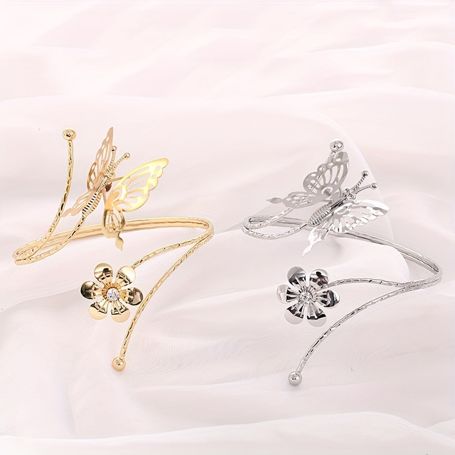 1pc Metal Butterfly Curtain Tiebacks - Decorative Clips for Home Decoration