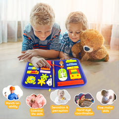 20-Piece Animal Bustier Board Educational Toy for 1-4 Year Olds