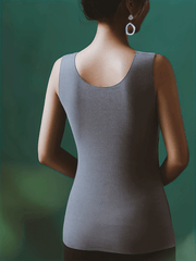 Lace Tank Top V Neck Slim Fit Sleeveless Thermal Top